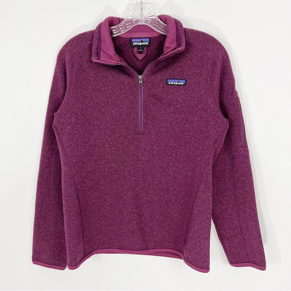 Patagonia Better Sweater 1/4 Zip in Mock Purple Size Small